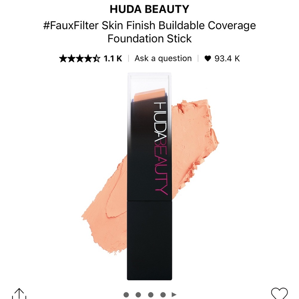 315B Shortcake - Huda Beauty Faux Filter foundation stick